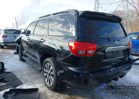 2014 Toyota Sequoia Platinum 5.7L V8 from USA, damaged, VIN 5TDDW5G10ES104780